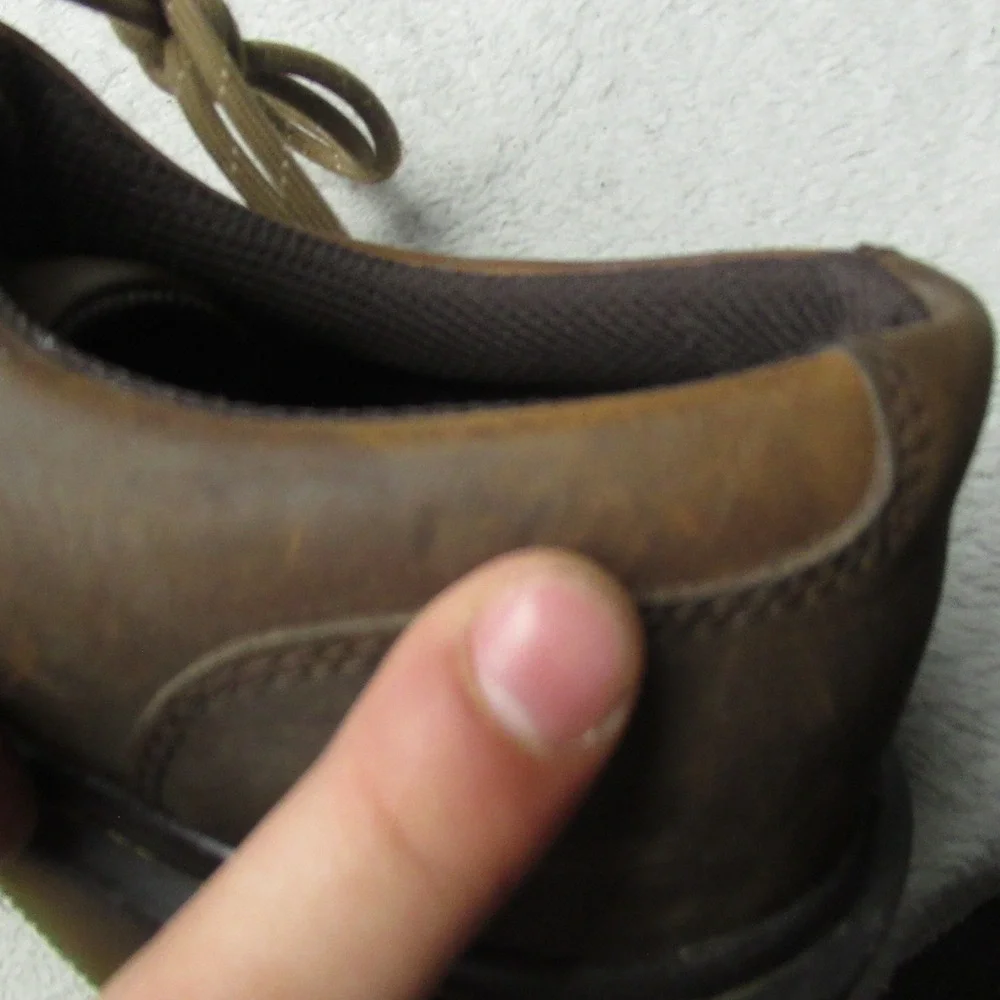 Dr. Martens Kent Unisex M9 W10 Oxford Shoes Brown Leather Lace Up Lug‎ Sole